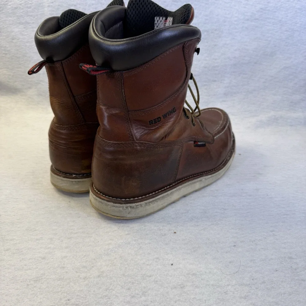 Red Wing Traction Tred Soft Toe Work Boot 411 Moc Toe Men's 11 EH Waterproof